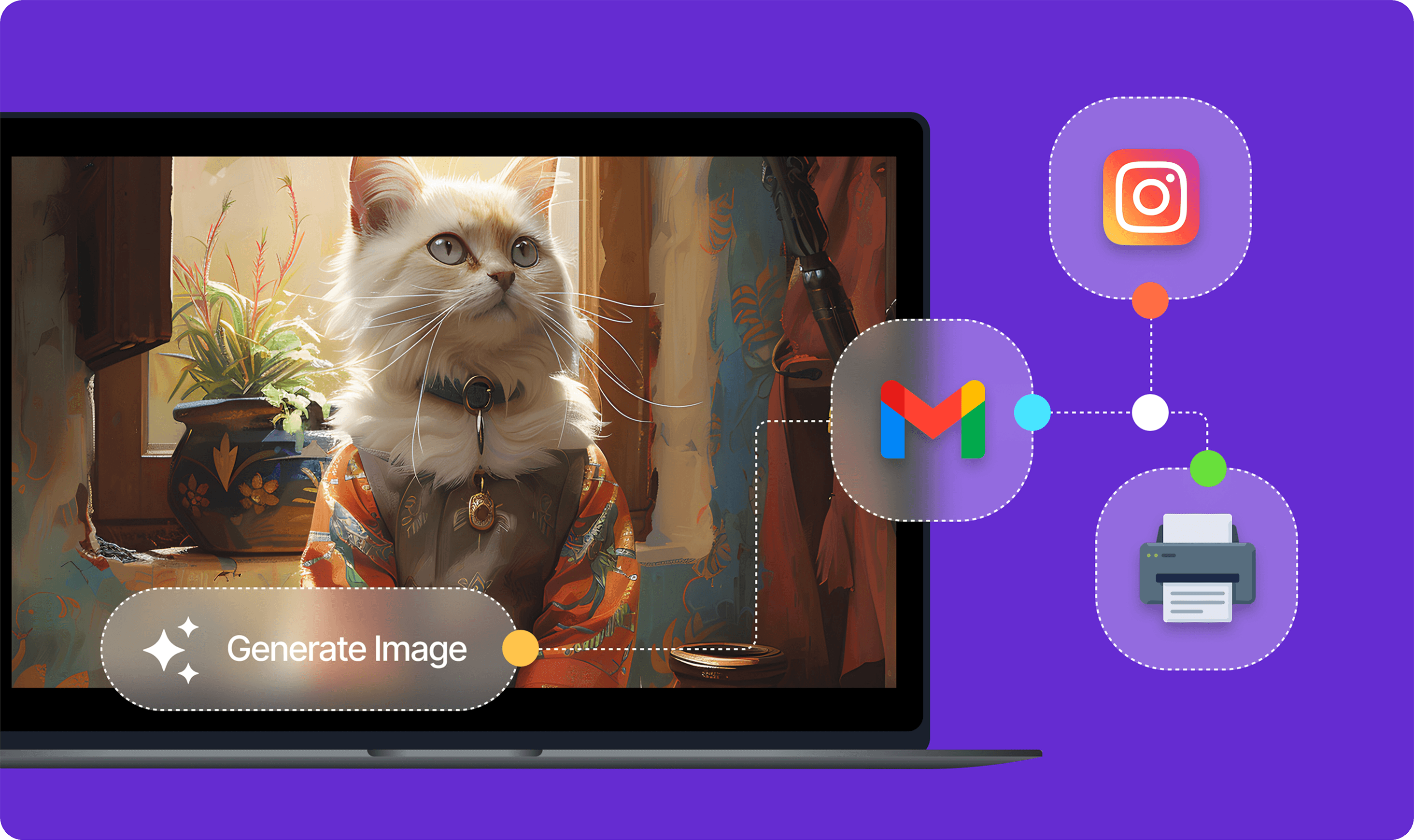 AI Image Generator workflow integration